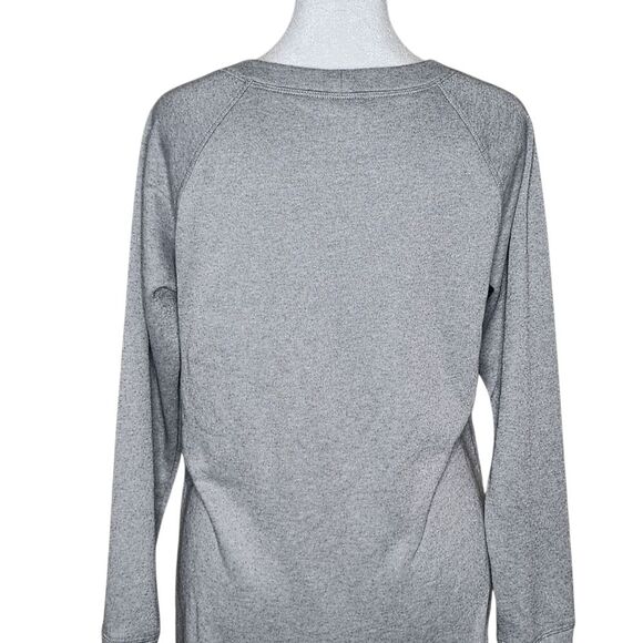 CAbi 3459 Flashdance Sweatshirt Tunic Dress Gray Fleece Flounce Bottom Women's S - Picture 6 of 12